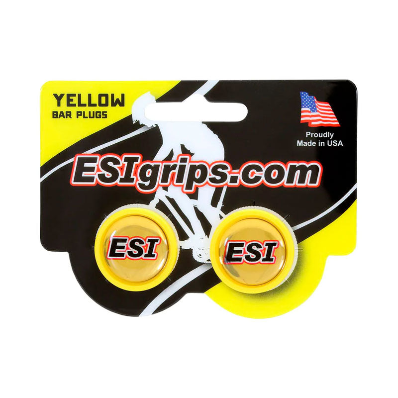 Tapones para manillar ESI GRIPS Color Amarillo